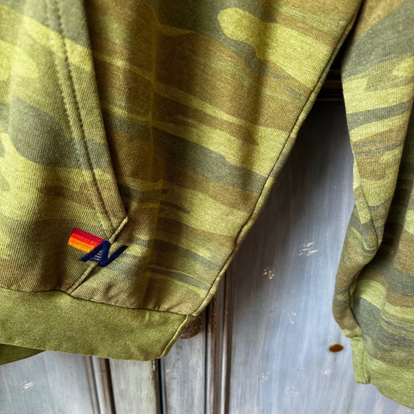 Aviator Nation University of Texas Pullover Hoodie Relaxed in Camo Size XL NWT - Picture 6 of 10